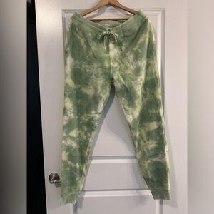Richer Poorer women’s Green Tie-Dye Joggers